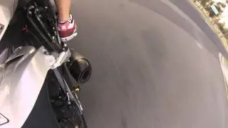 Danmoto midpipe fitted to S1000RR