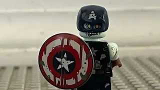 Captain America vs Bucky Lego stop motion!