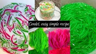 Cendol, How to make Cendol