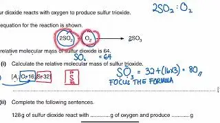 Calculating reacting masses Example 3