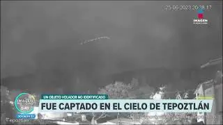 Objeto volador no identificado captado en Tepoztlán | Imagen GDL con Ricardo Camarena