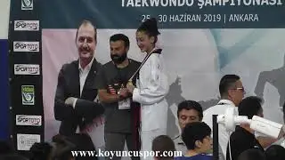 45kg erkek, 51kg ve 59kg Bayan Madalya Töreni (29 Haziran 2019 - Taha Akgül S.S)