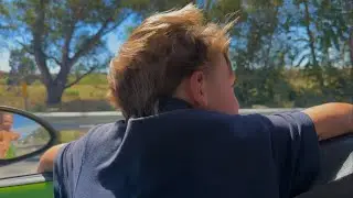 when life gets you down, stick your head out a window 10/11/24 driving the boys home from school