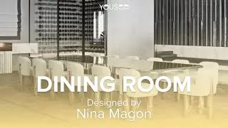 3D Interior Animation | Dining Room Designed by Nina Magon | YouSee 3D Rendering Studio