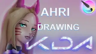 Drawing Ahri K/DA All-Out 