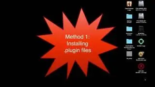 Installing Adobe Premiere CS5.5 Presets and Plug Ins on Mac OS X Operating System