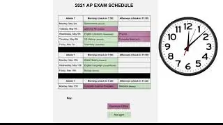 AP Exam info for news