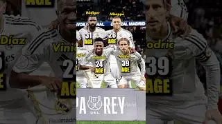 Real Madrid squad vs Celta Vigo (5-2) Copa del Rey 24/25 🔥 How old are they now? 🤔 