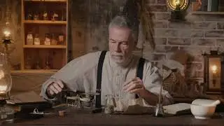 Apothecary shop is back with the Apothecary replenishing his inventory (ASMR, no talking, no music)