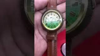 ZIM UFO Bronze Wrist Watch Russian Soviet Vintage