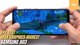 Samsung Galaxy A03 Genshin Impact Gaming test | Unisoc T606, 3GB RAM
