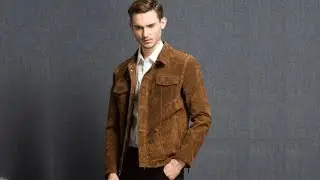 Men's leather jacket from AliExpress