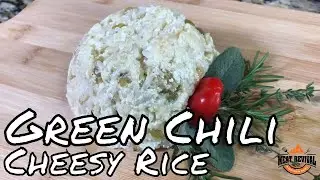 Green Chili Cheesy Rice | Super Easy Cheesy Side Dish