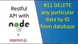 DELETE data from database : node.js + express.js + mongoDB REST API