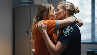 A sweet lesbian love between a female inmate and a female police officer in prison | Lesbian Love