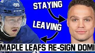 The Toronto Maple Leafs have Re-signed Max Domi & Tyler Bertuzzi is Leaving!