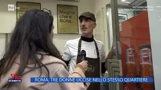 Tre delitti a Roma, l'ombra del serial killer - La Vita in diretta 17/11/2022