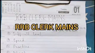 Be Ready for RRB Clerk mains | Discussion on RRB CLERK MAINS | Strategy of RRB CLERK MAINS |