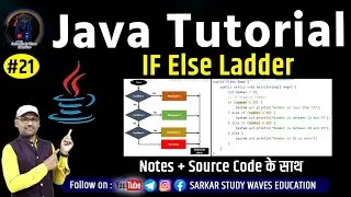 21. JAVA Programming Tutorial | Java Conditional Statement - IF Else If Ladder Statement By Arvind