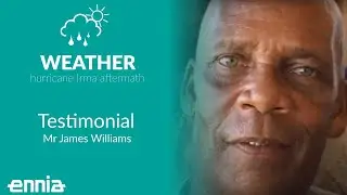 He talks about her experience with ENNIA in the aftermath of Irma