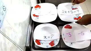 Solving mathematics is like cooking. Watch and learn how this goes.
