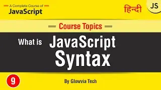 what is Javascript Syntax  |  In Hindi / Urdu
