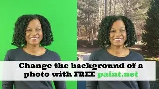 2016 - How to Change the Background of a Photo with Paint.net