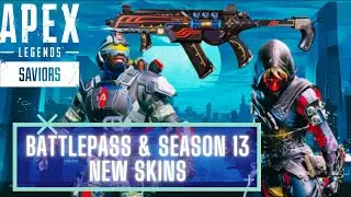 All NewCastle Cosmetics (Skins, Poses and more) - Season 13 Launch Bundle | Apex Legends Saviors