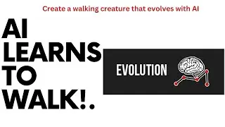 AI Learns to walk, Jump and Climb- Evolution Simulation.