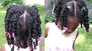 Kids Back 2 School Hair Regimen & Style with Creme of Nature