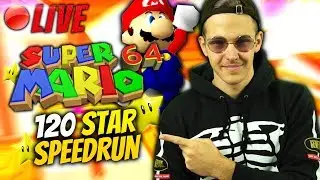 🔴 mein erster 100% speedrun in super mario 64 in 