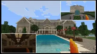 Minecraft: Huge Mansion Neighborhood Tour