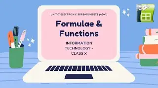 CLASS 10 | BASIC FORMULA AND FUNCTIONS | OPENOFFICE CALC | IT