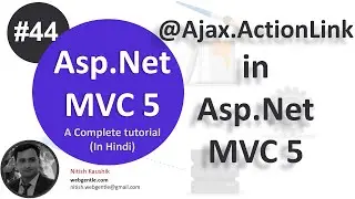 (#44) @Ajax.ActionLink in MVC | mvc tutorial for beginners in .net c#