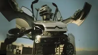 LightWave render - Citroën C4 Transformer  2004