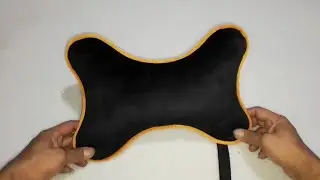 kreatif....cara membuat_bantal leher/kepala jok mobil