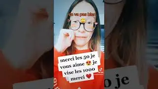 50 ABONNES SUR TIK TOK! J'y croyais pas ! ♥