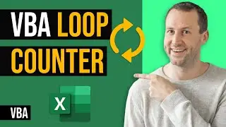 Excel VBA Loop Counter   Schleifen Zähler