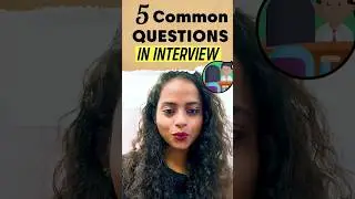 5 Most Common Interview Questions for Freshers! #shorts #interviewquestion