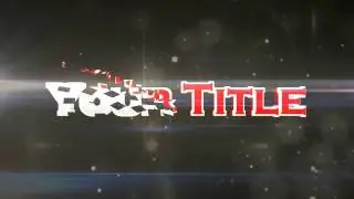 3D TEXT Intro Effect Template using Sony Vegas