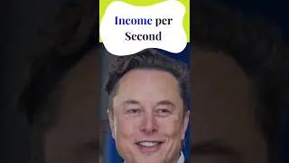 elon musk income per second minutes hour days of the week #elonmusk #shorts
