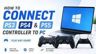How to Connect PS3, PS4 & PS5 Controller to PC Play Any Game  DS4Windows Setup Tutorial 2026