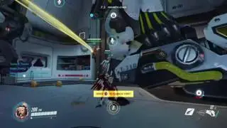 Overwatch Hilarious hero stacking