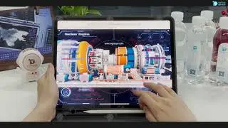 The Digital Twin of Nuclear Engine | 3D Engine Disassembly and Assembly | Free SDK Trial