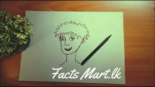 How to draw a boy by using letters
