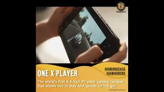 One X Player - World's 1st 8.4-inch PC Palm gaming console
