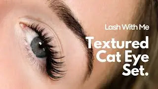 EYELASH EXTENSION TUTORIAL Cat Eye Wet Lash Volume