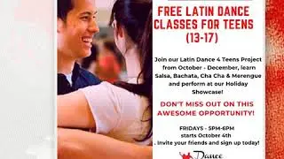 FREE Latin Dance Classes for Teens!