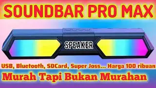 Speaker Bluetooth❗Soundbar Pro Max 🌏 Harga 100an