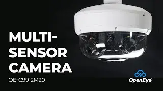 Introducing the OE-C9912M20 20MP Remotely Repositionable Multisensor Camera